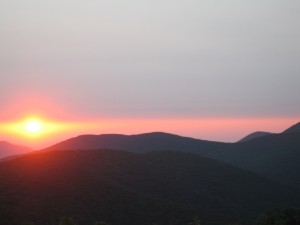 "Spy Rock Sunrise", Nelson County, Virginia, September 2008