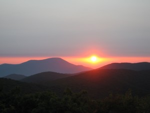 "Spy Rock Sunrise", Nelson County, Virginia, September 2008